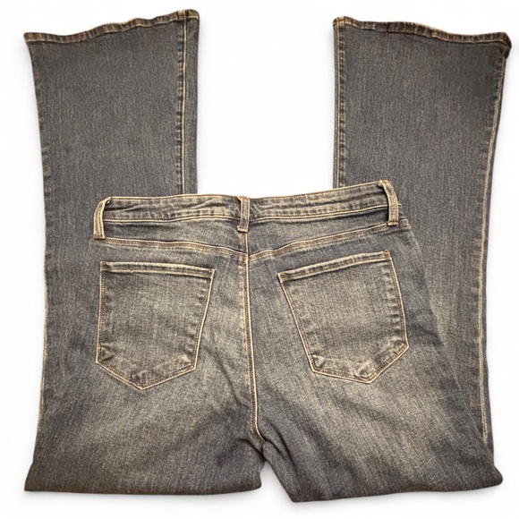 KUT from the Kloth Ana High Rise Fab Ab Flare Jeans Women’s 12 Dark Wash - Picture 2 of 8